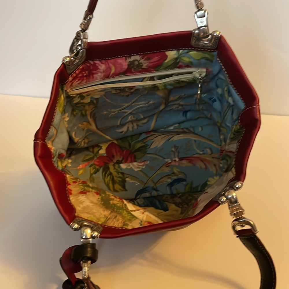 Brighton Red leather purse with heart Valentine’s Day gift handbag pocketbook - Picture 5 of 13